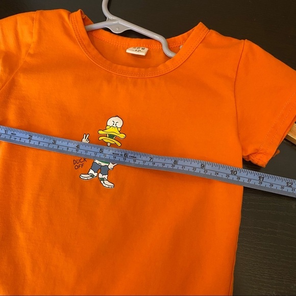 Duck off kids T-shirt orange - Picture 4 of 4